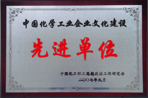 中国化学工业乐竞在线平台（中国）官网建设先进单位